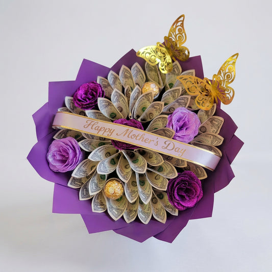 Money Bouquet (Artificial Flowers- Medium)