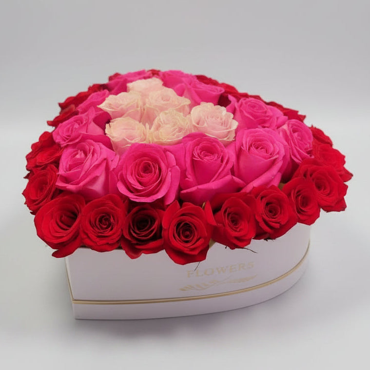 Heart Floral Box