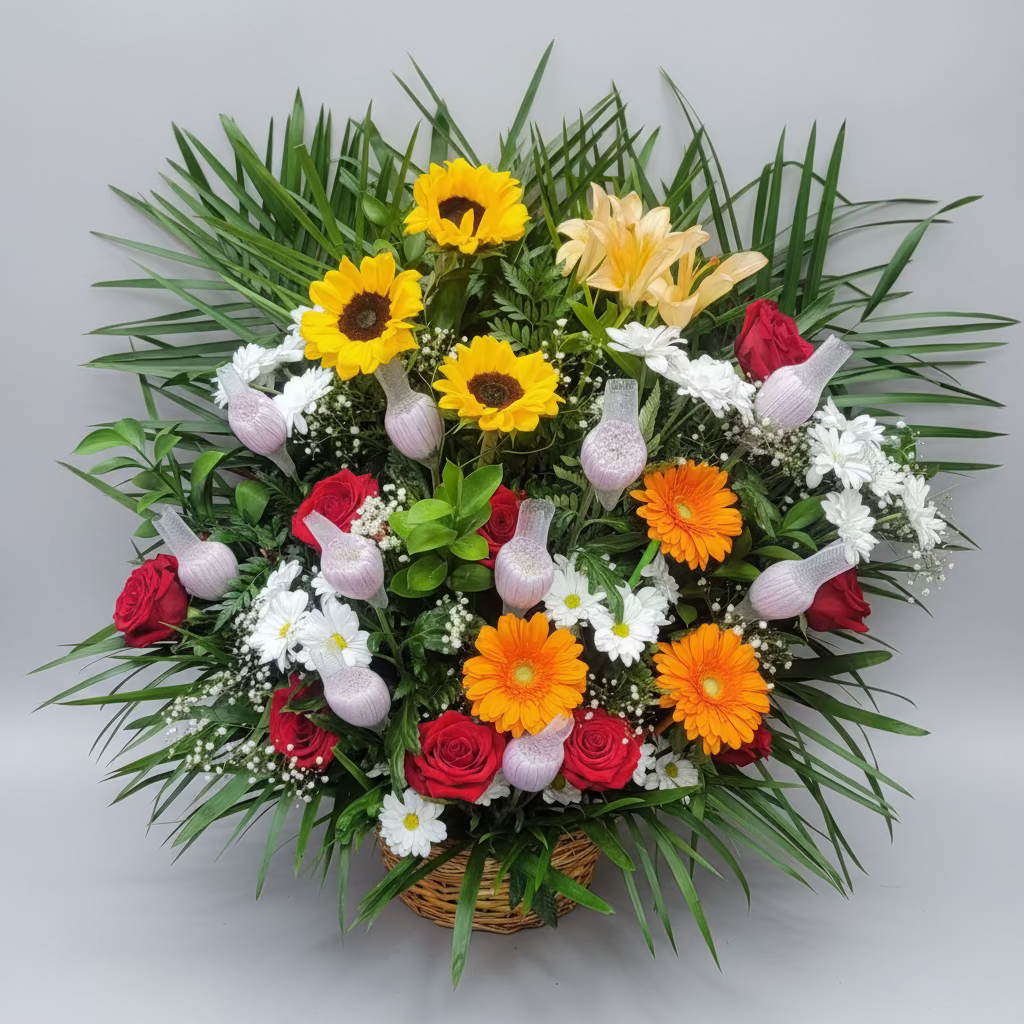Colorful Blooms Xlarge Basket