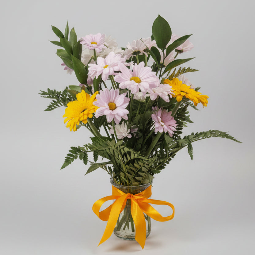 Vase Arrangement: Daisy Blooms