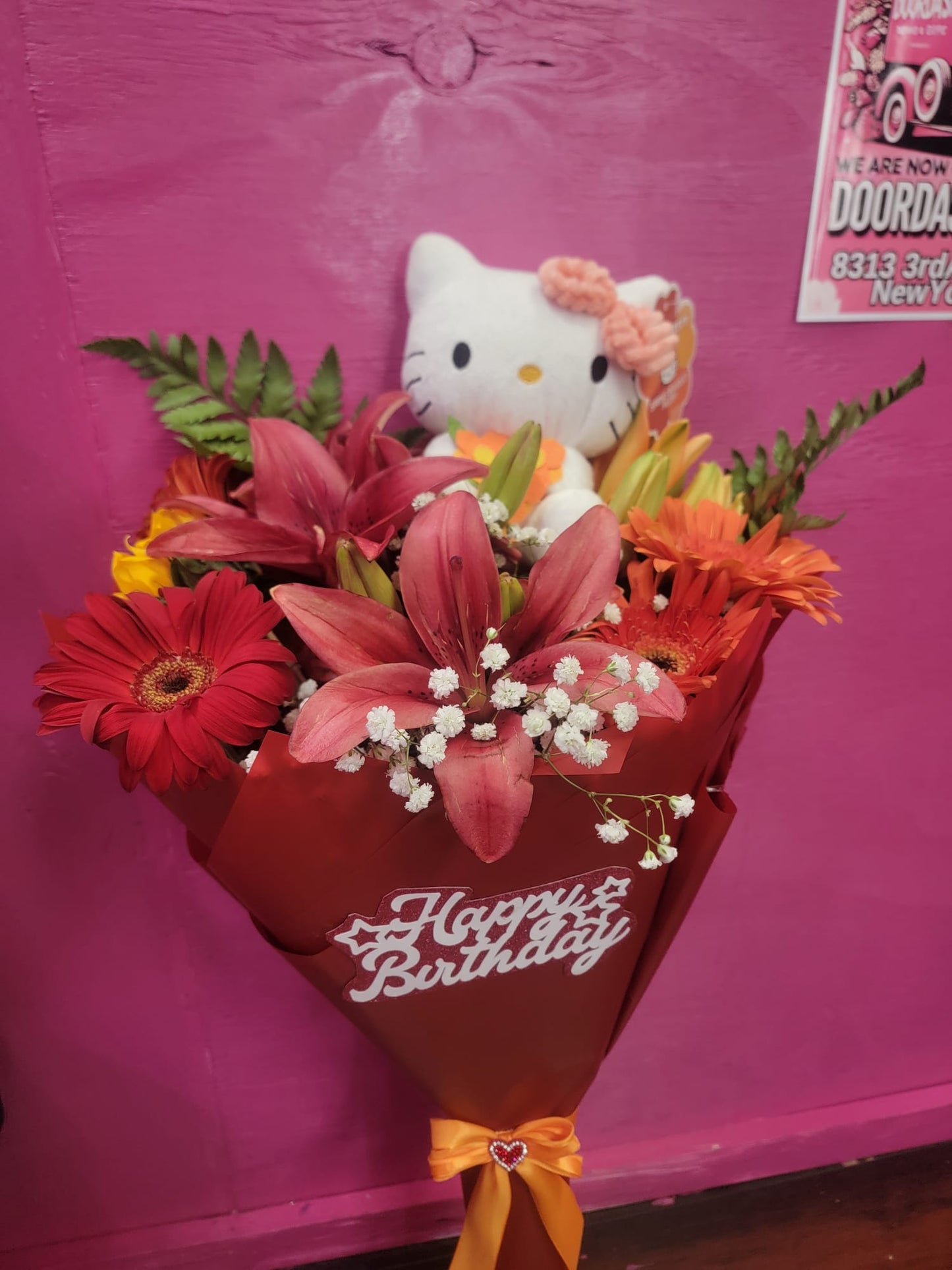 Hello Kitty Plushie Bouquet