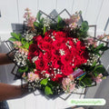 30 Roses with Stock Rim