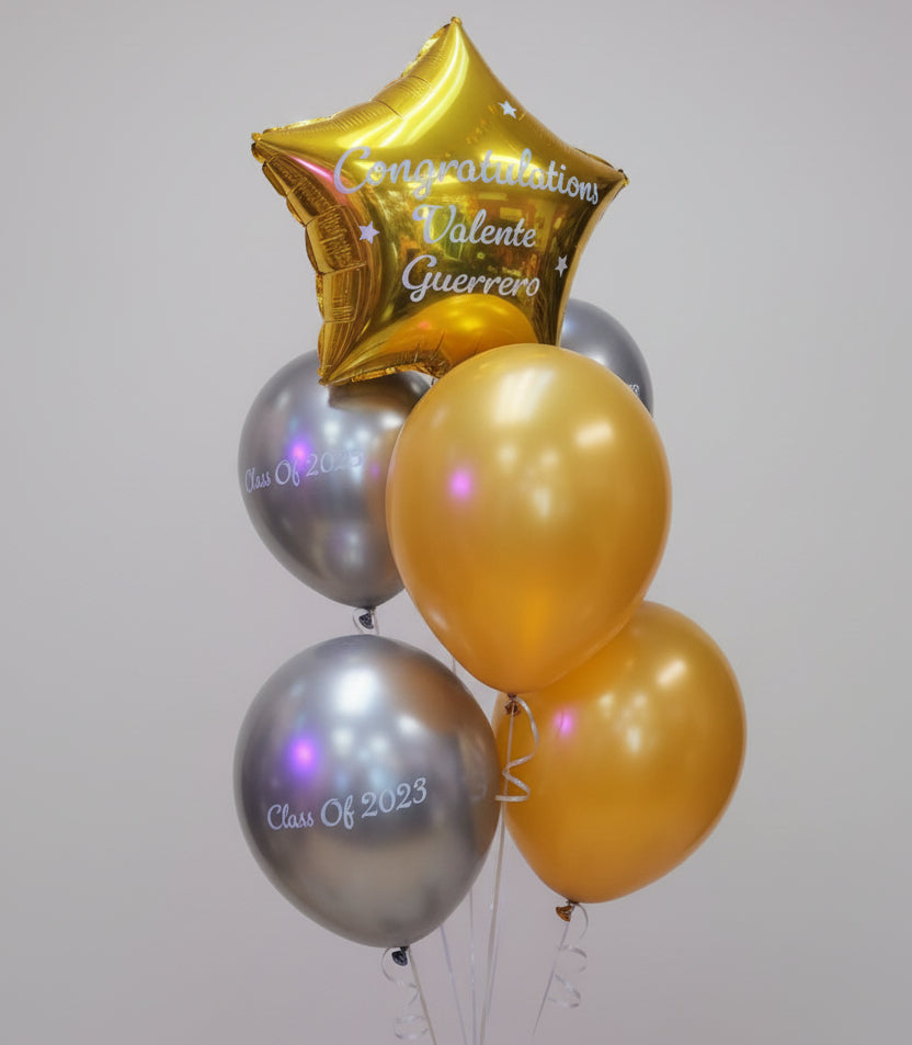 Graduation Custom Name Balloon Set (HELIUM)