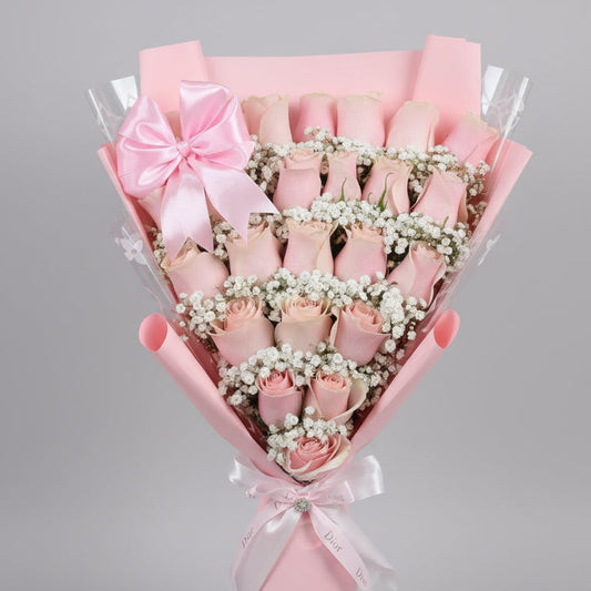 Pink Flat Bouquet