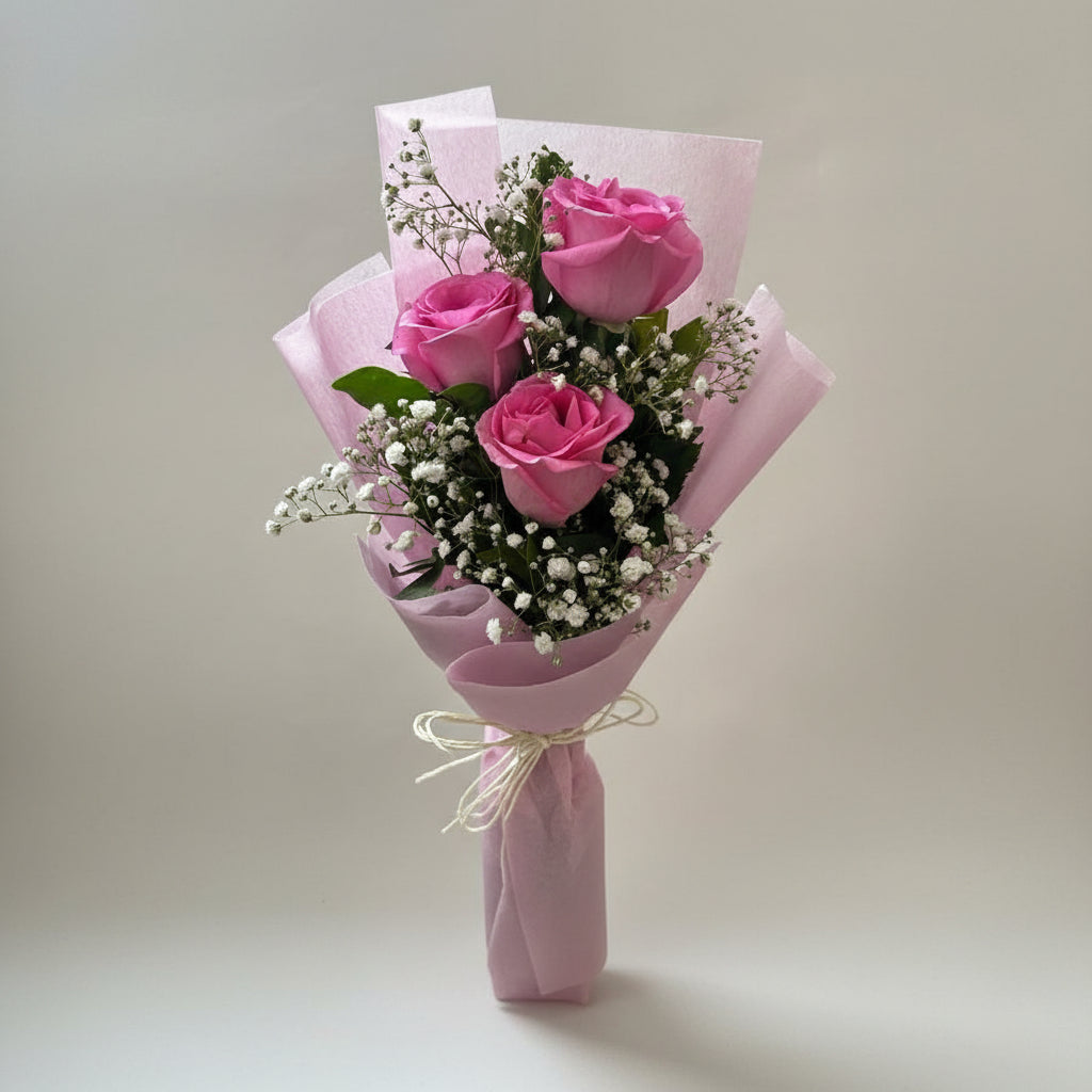 Rose Mini Bouquet w. BB