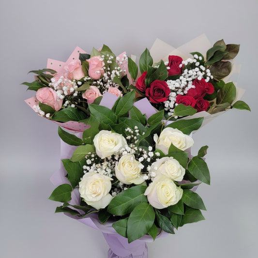 1/2 Dzn Green Leaves Bouquet