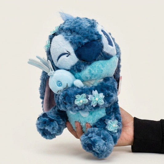 Stitch Hugging Plushie 35cm