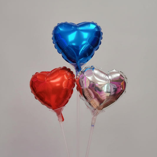 Heart 4in Balloon (AIR FILLED)(Style Varies)