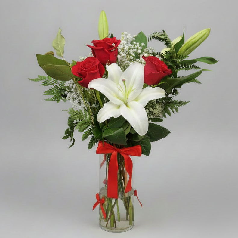 Vase Arrangement: Classic Duo