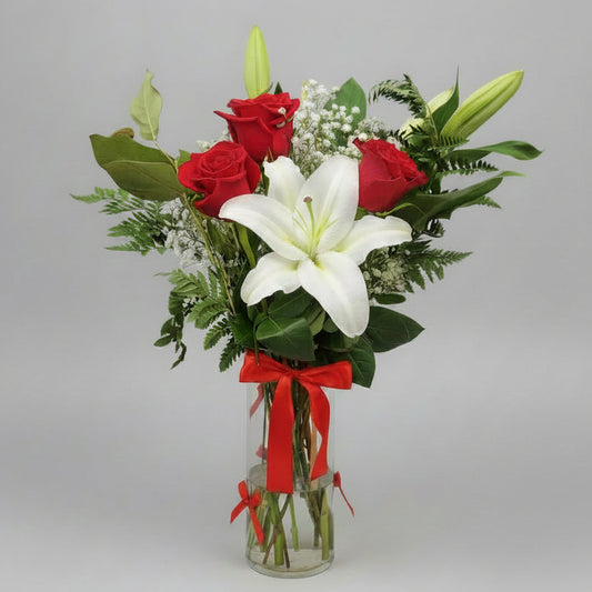 Vase Arrangement: Classic Duo