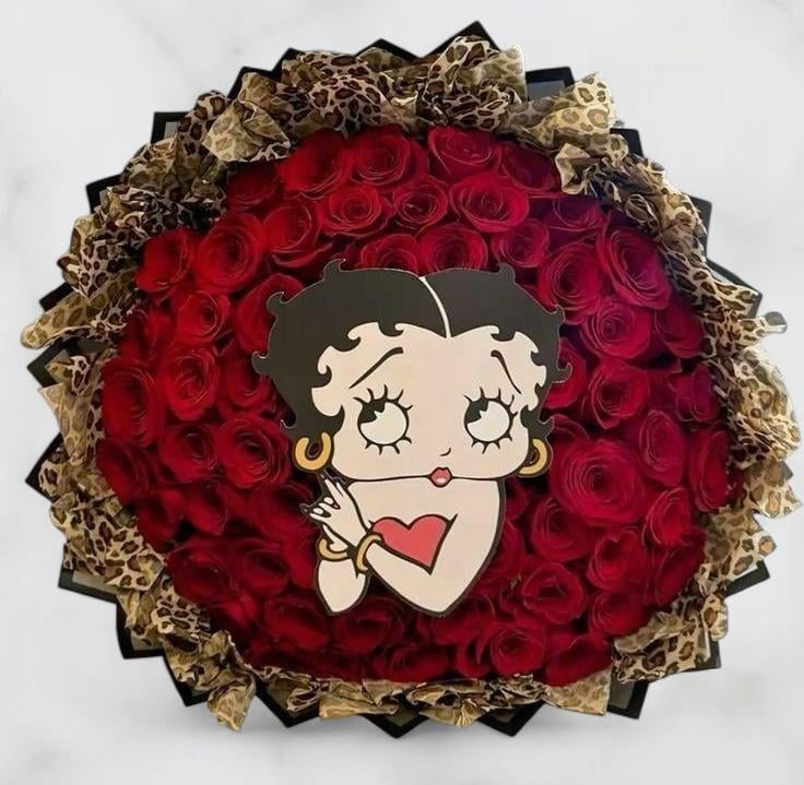Betty Bop Red Bouquet