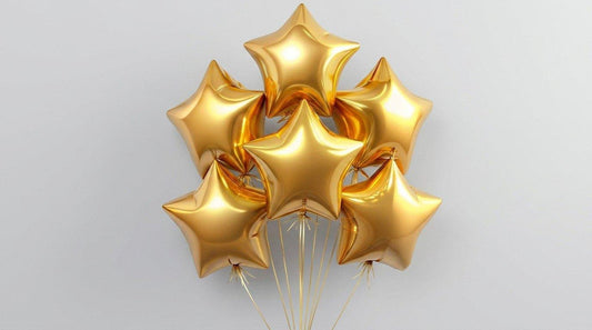 Star Balloon Bundles  (HELIUM)