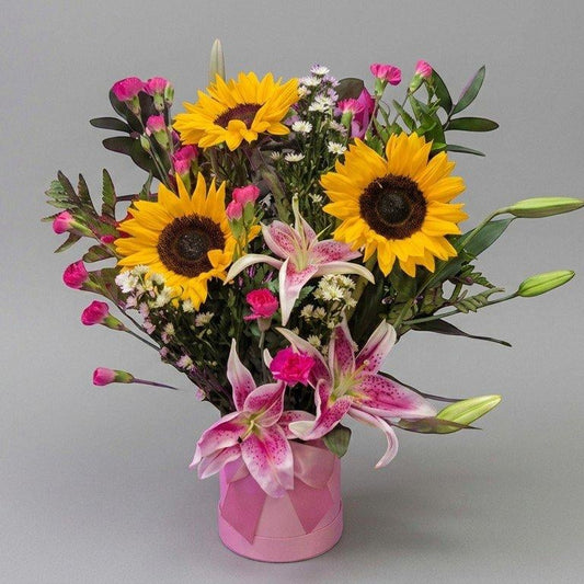 Sunflowers Lillys Arrangement