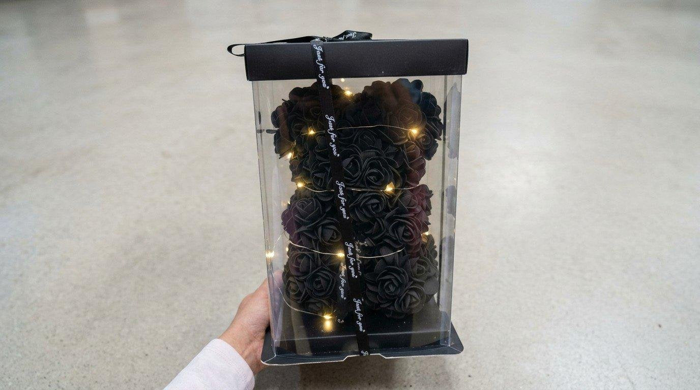 11in Black Bear with Lights