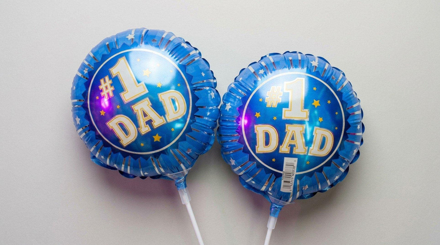 #1 Dad 9in Balloon (AIR FILLED)