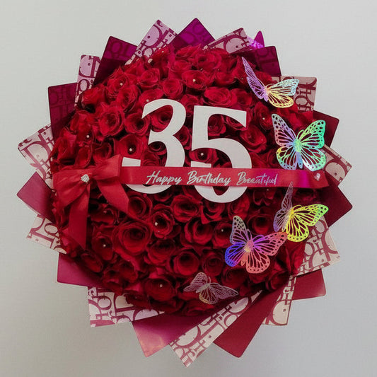 Birthday Number Bouquet