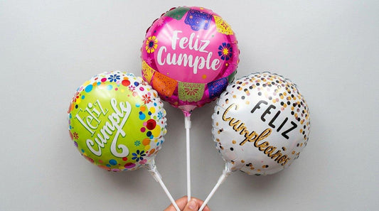 Feliz Cumple 9in Balloon (AIR FILLED)