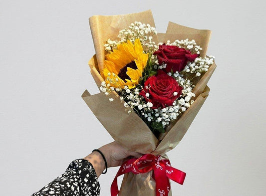 Sunflower & Rose Duo