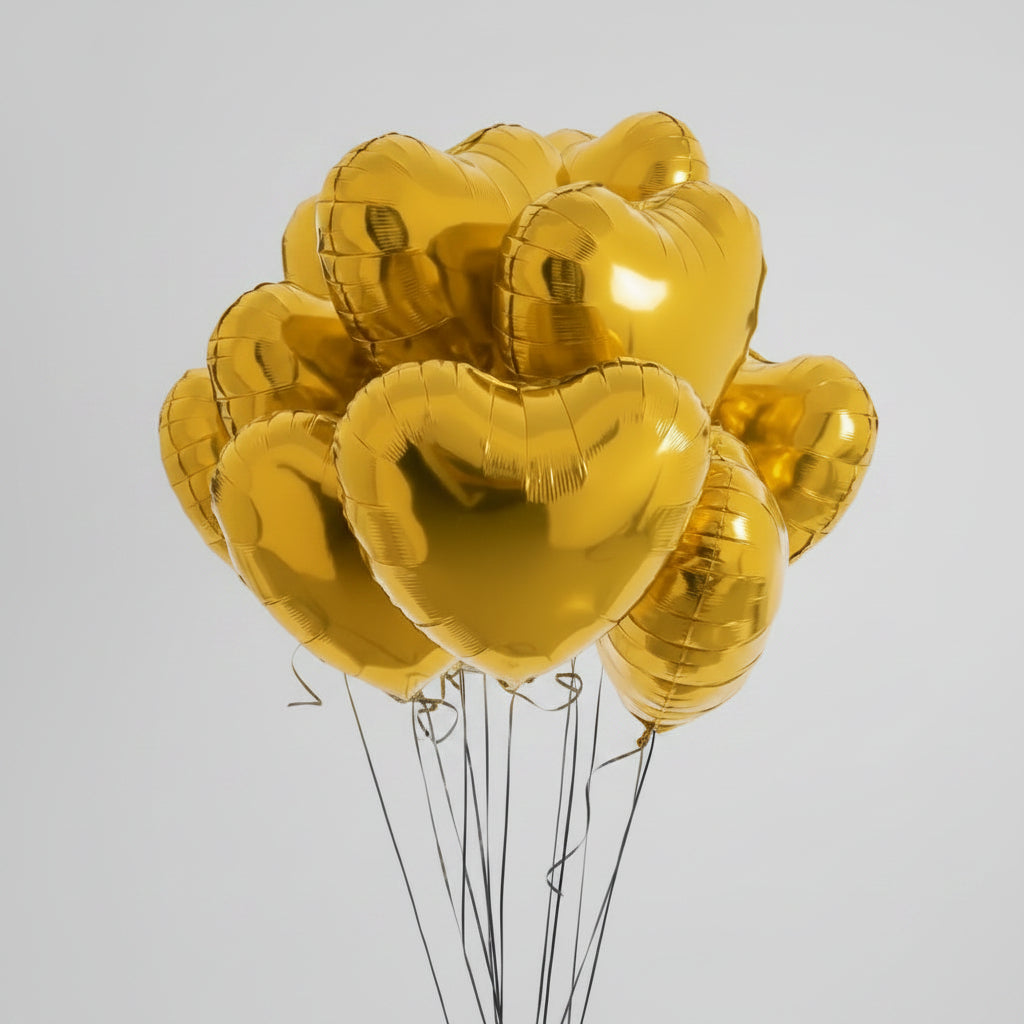 Yellow Heart Balloon