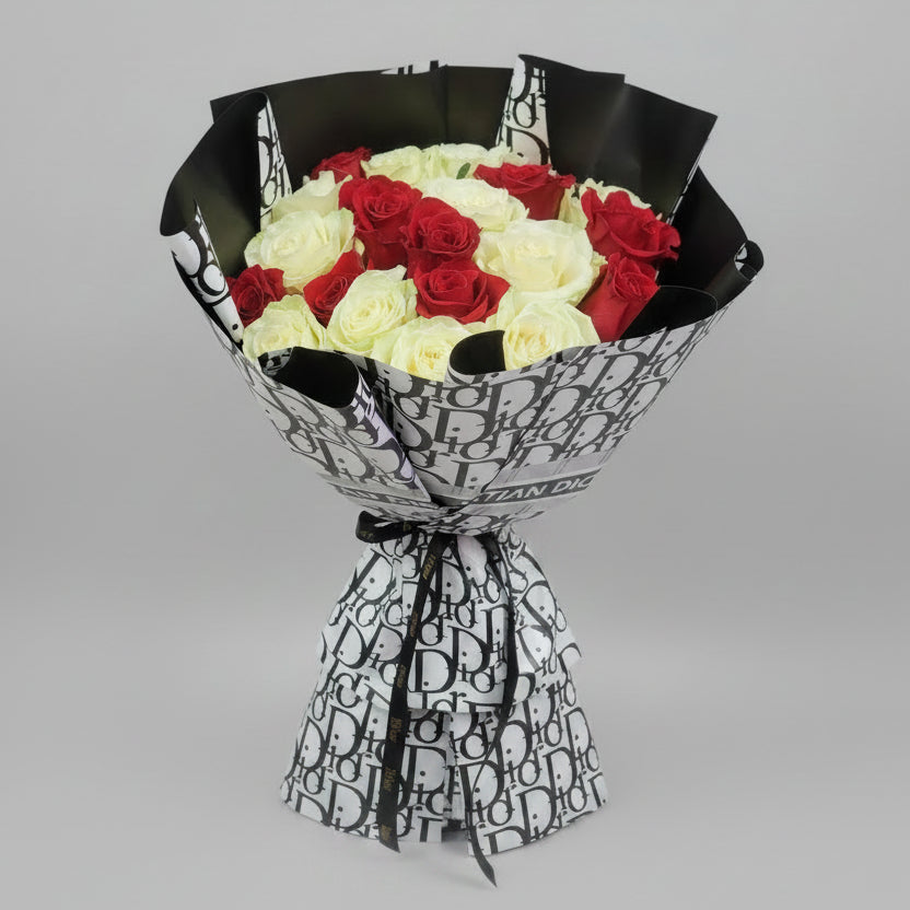 Black Dior Classic Bouquet