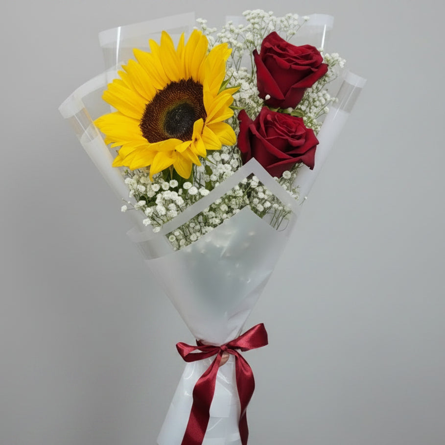 Sunflower & Rose Duo