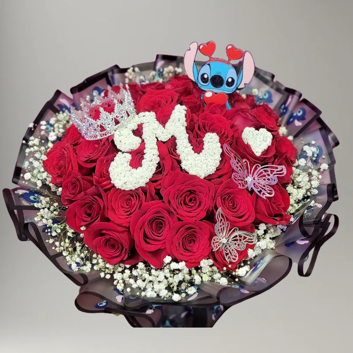 Stitch Inital Bouquet