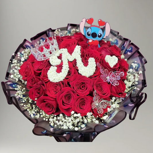 Stitch Inital Bouquet