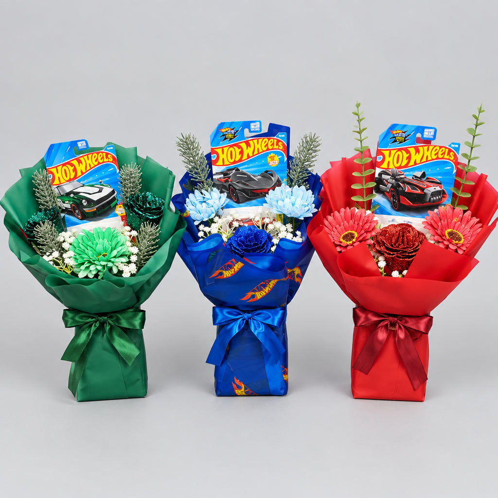 Mini Hot Wheels (Artificial Flowers)